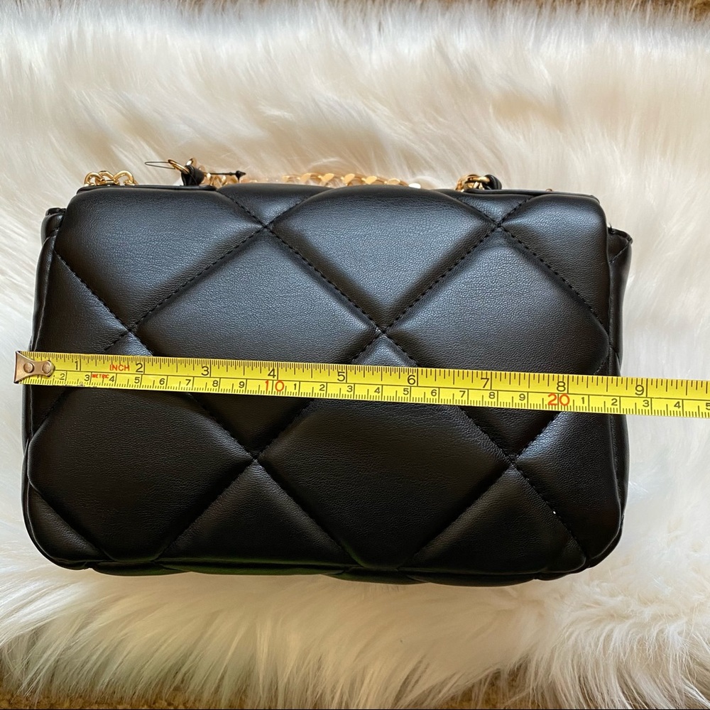 Badge Mischka vegan leather black purse - Picture 6 of 12